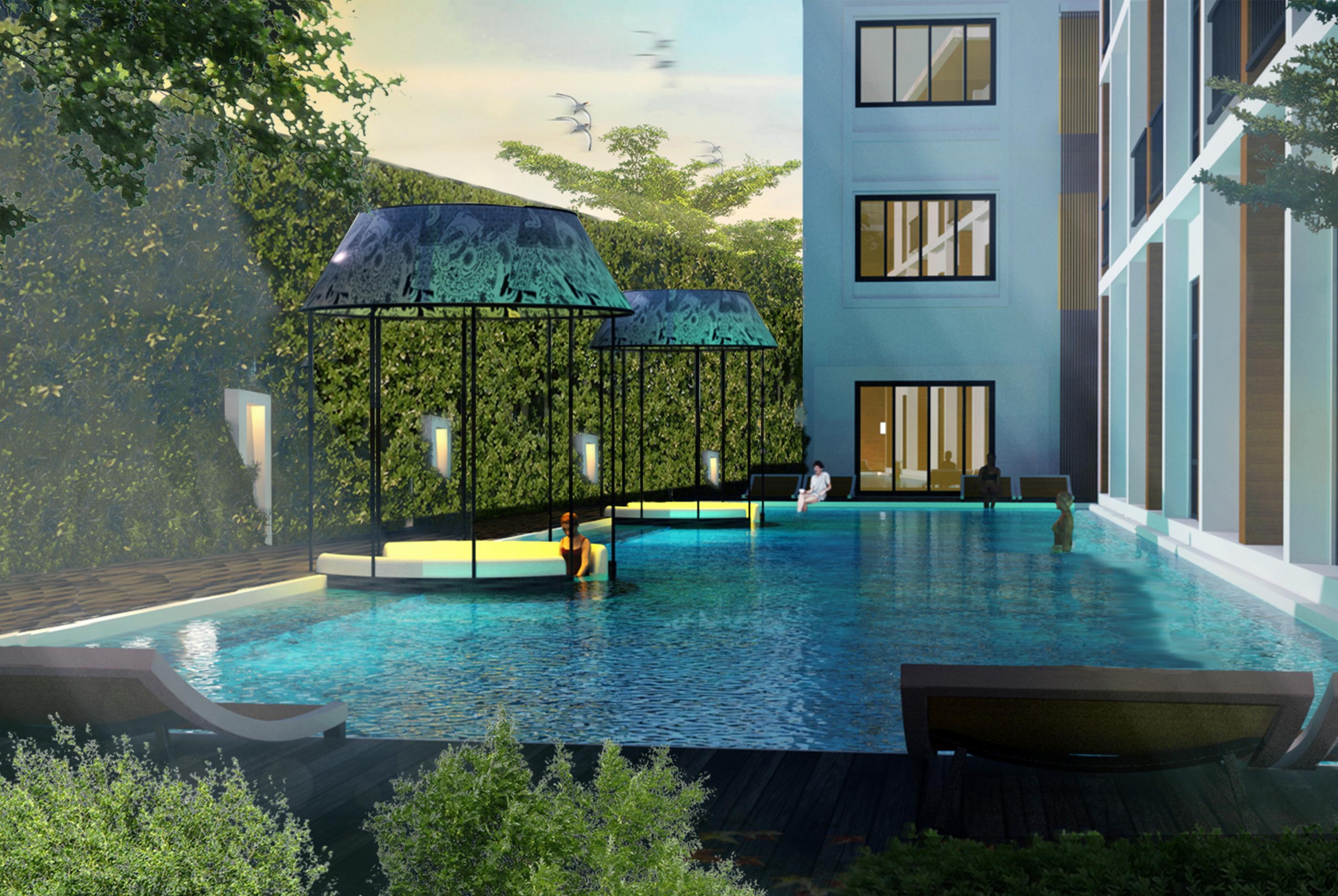 Outrigger Surin Beach Resort - Sha Extra Plus Екстер'єр фото The pool at the hotel