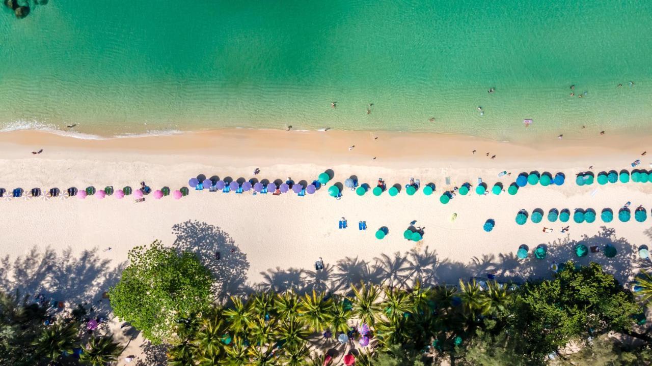 Outrigger Surin Beach Resort - Sha Extra Plus Екстер'єр фото Aerial view of the beach